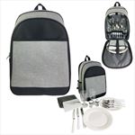 JH35014 Lakeside Picnic Set Cooler Backpack With Custom Imprint